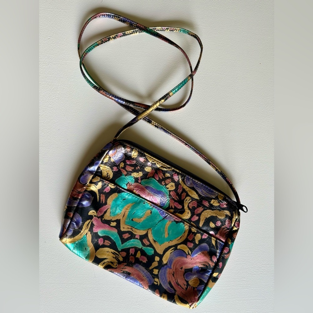 VINTAGE BASSOUS LEATHER BAG